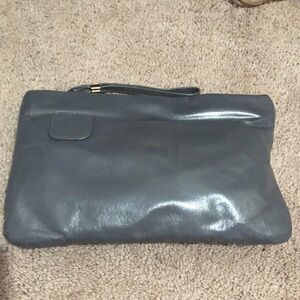 Vintage Small Grey Wristlet Purse